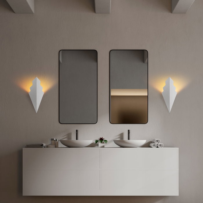 Opviq Arrow - 15173 Lámpara de Pared de Metal Blanco